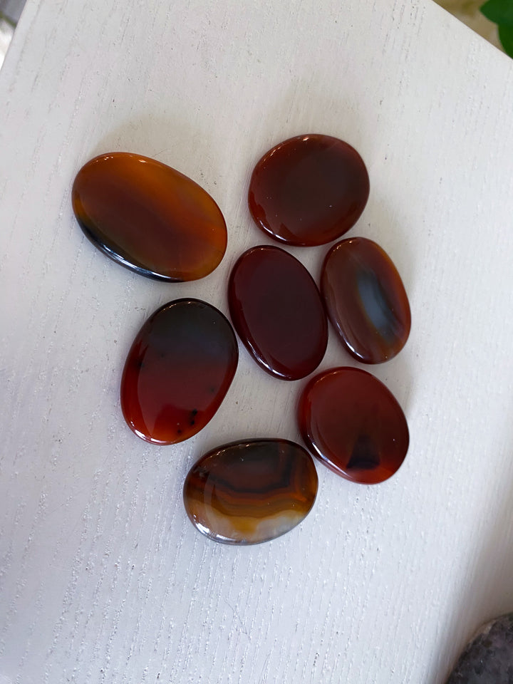 Dark Carnelian Coin