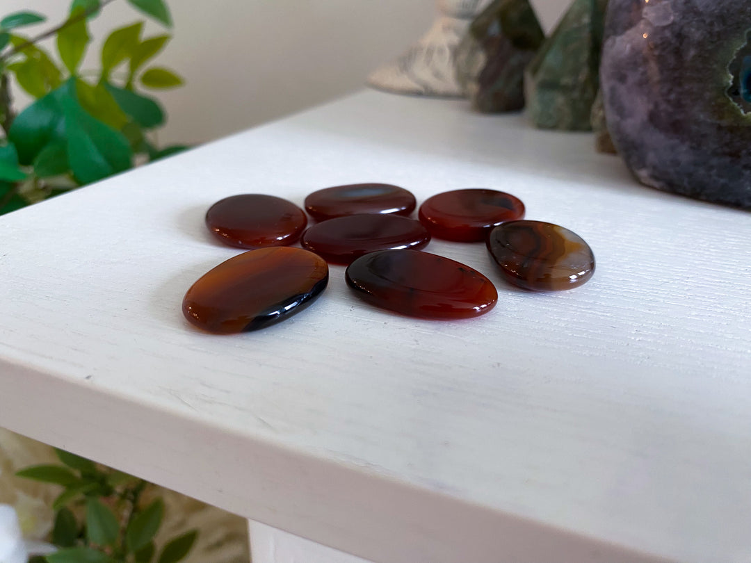 Dark Carnelian Coin
