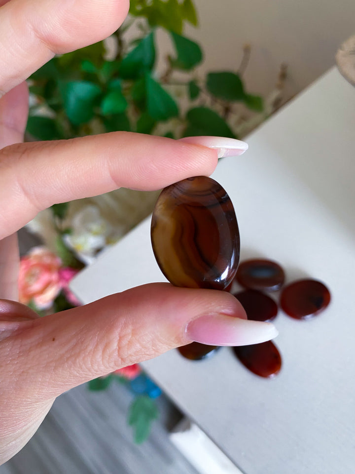 Dark Carnelian Coin