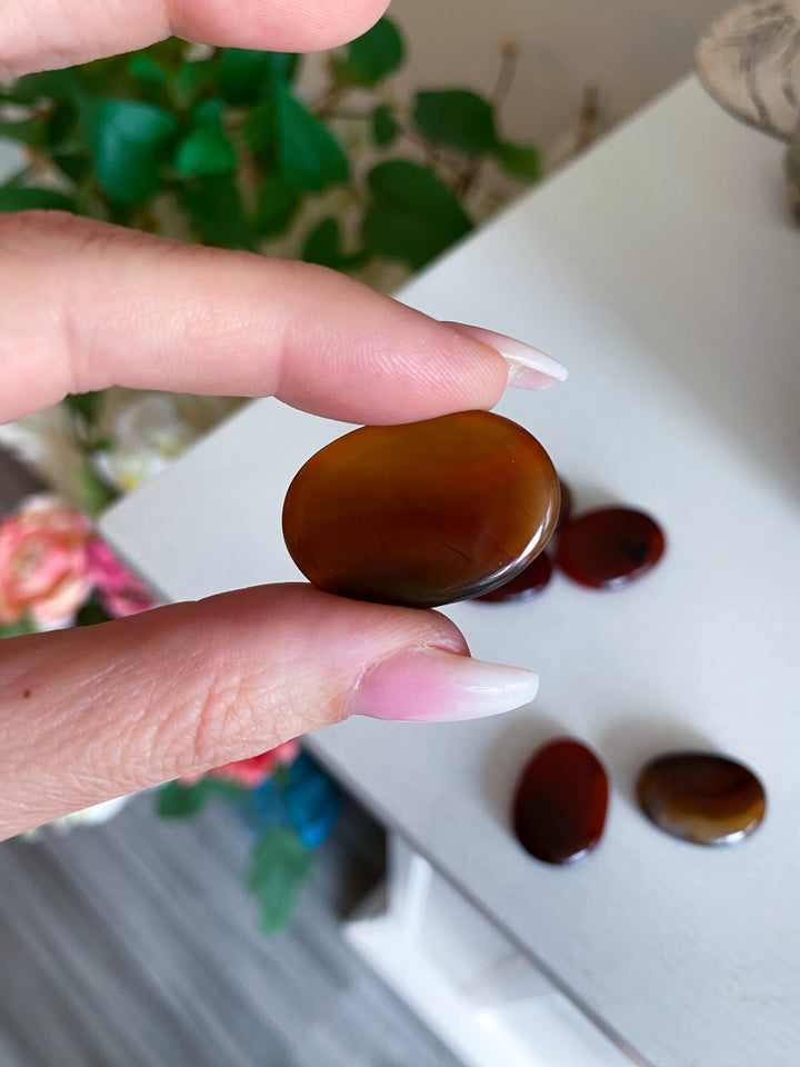 Dark Carnelian Coin