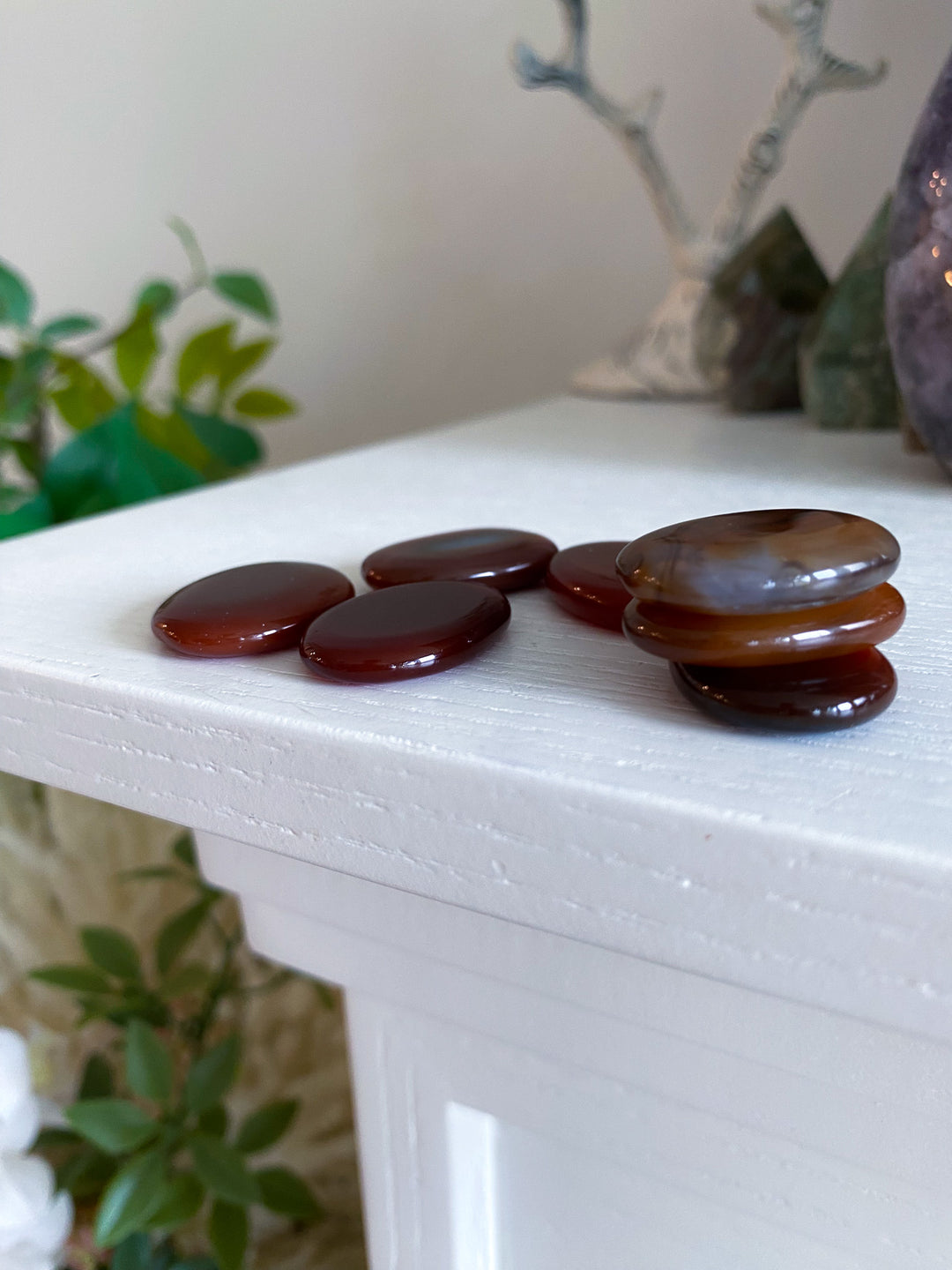 Dark Carnelian Coin