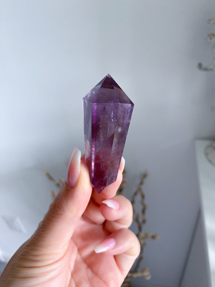 Loving Amethyst Double Terminated Point 2"