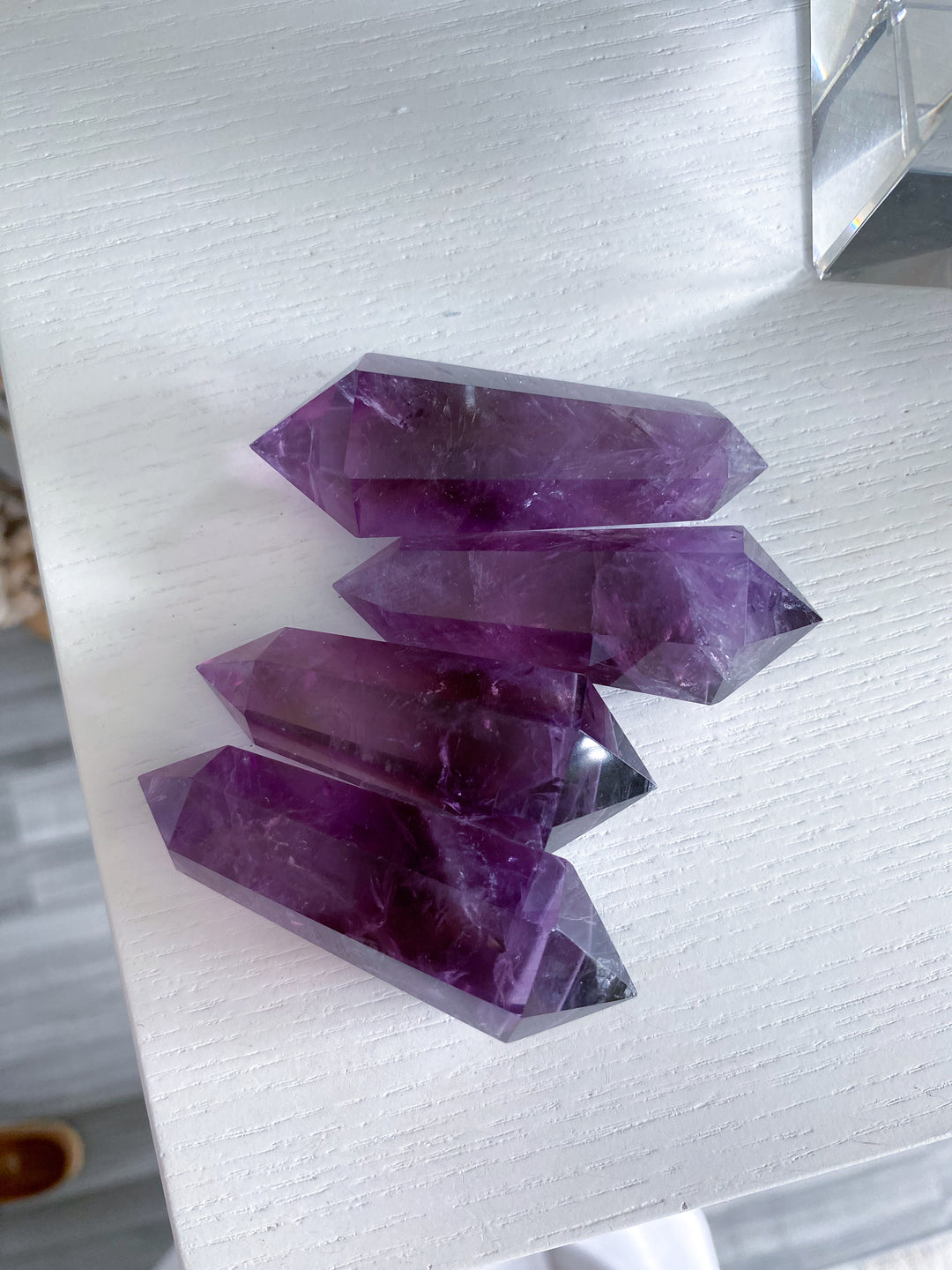 Loving Amethyst Double Terminated Point 2"