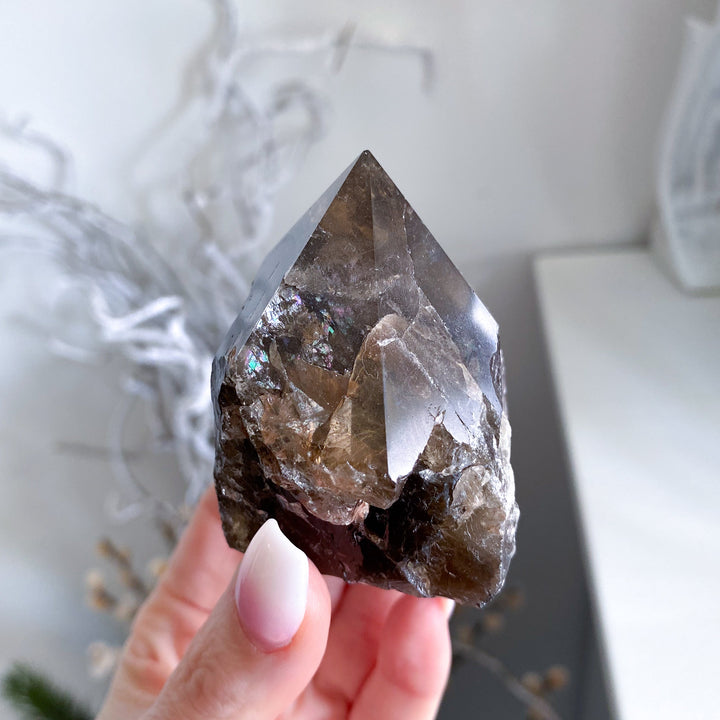 Rainbows Smokey Quartz Top Polish #12