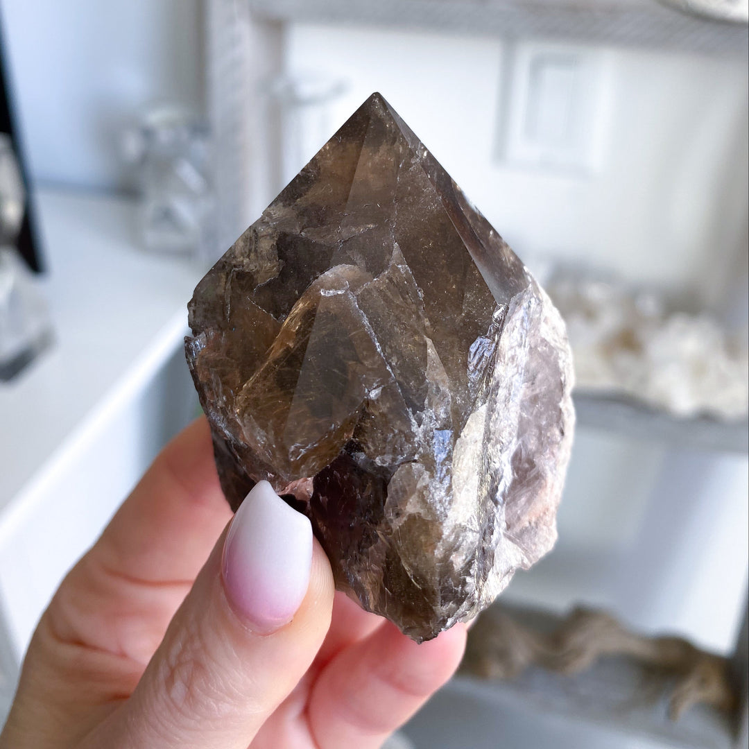 Rainbows Smokey Quartz Top Polish #12