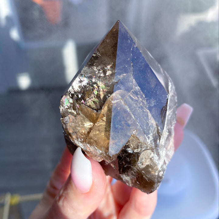 Rainbows Smokey Quartz Top Polish #12