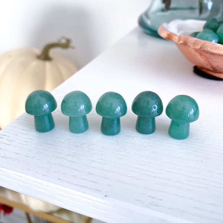 Green Aventurine Mini Mushroom