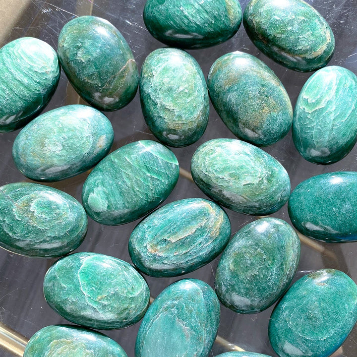 Dark Green Aventurine Small Palm Stone