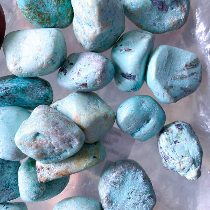 Peruvian Turquoise Tumble Stone