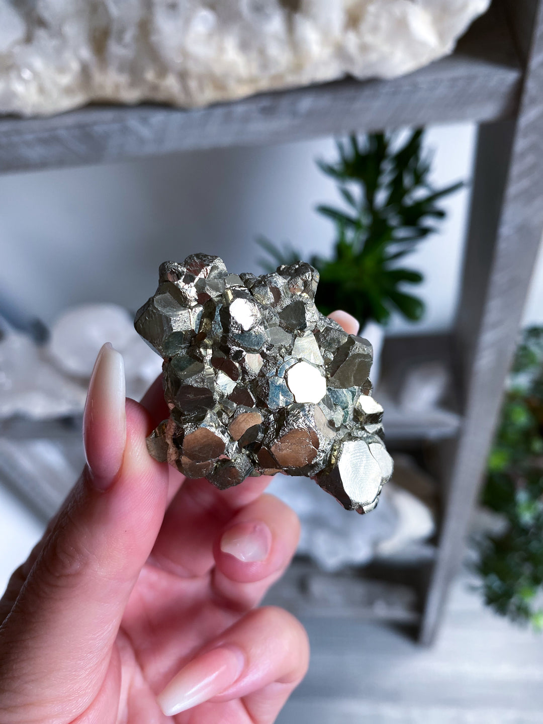 Shiny, Unique Pyrite Cluster #1