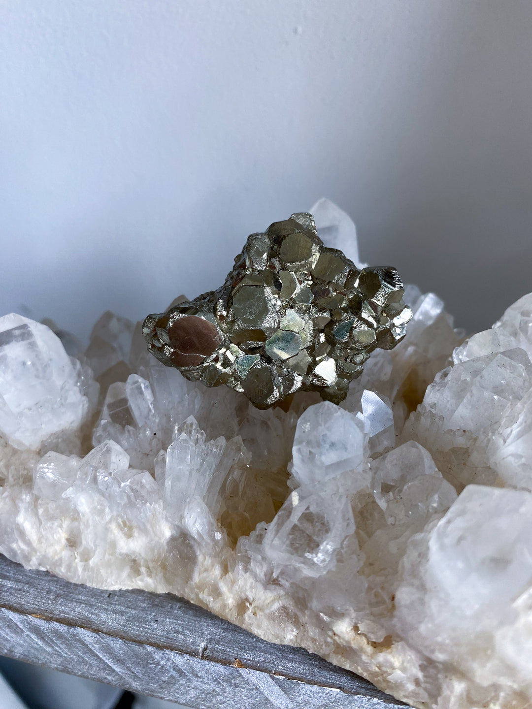 Shiny, Unique Pyrite Cluster #1