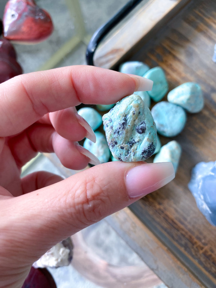 Peruvian Turquoise Tumble Stone