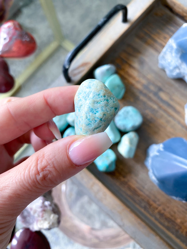 Peruvian Turquoise Tumble Stone