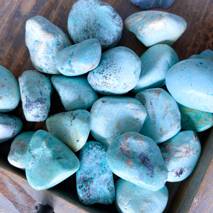 Peruvian Turquoise Tumble Stone