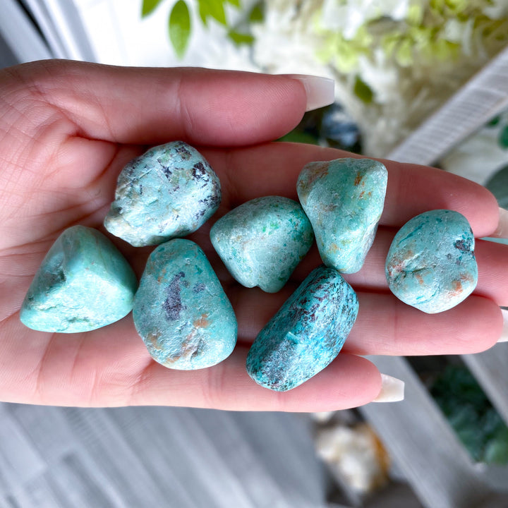 Peruvian Turquoise Tumble Stone