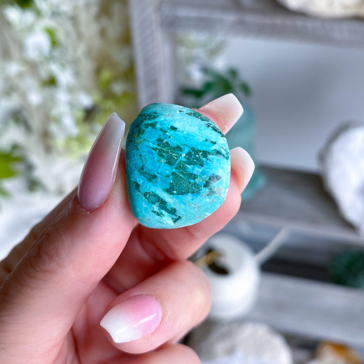 Bright Peruvian Turquoise Tumble #1
