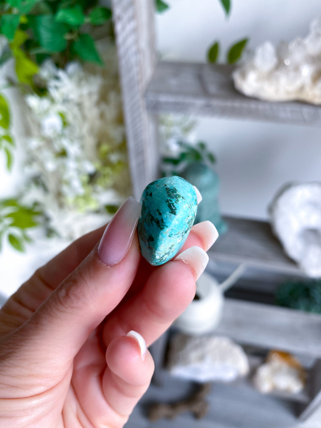 Bright Peruvian Turquoise Tumble #1