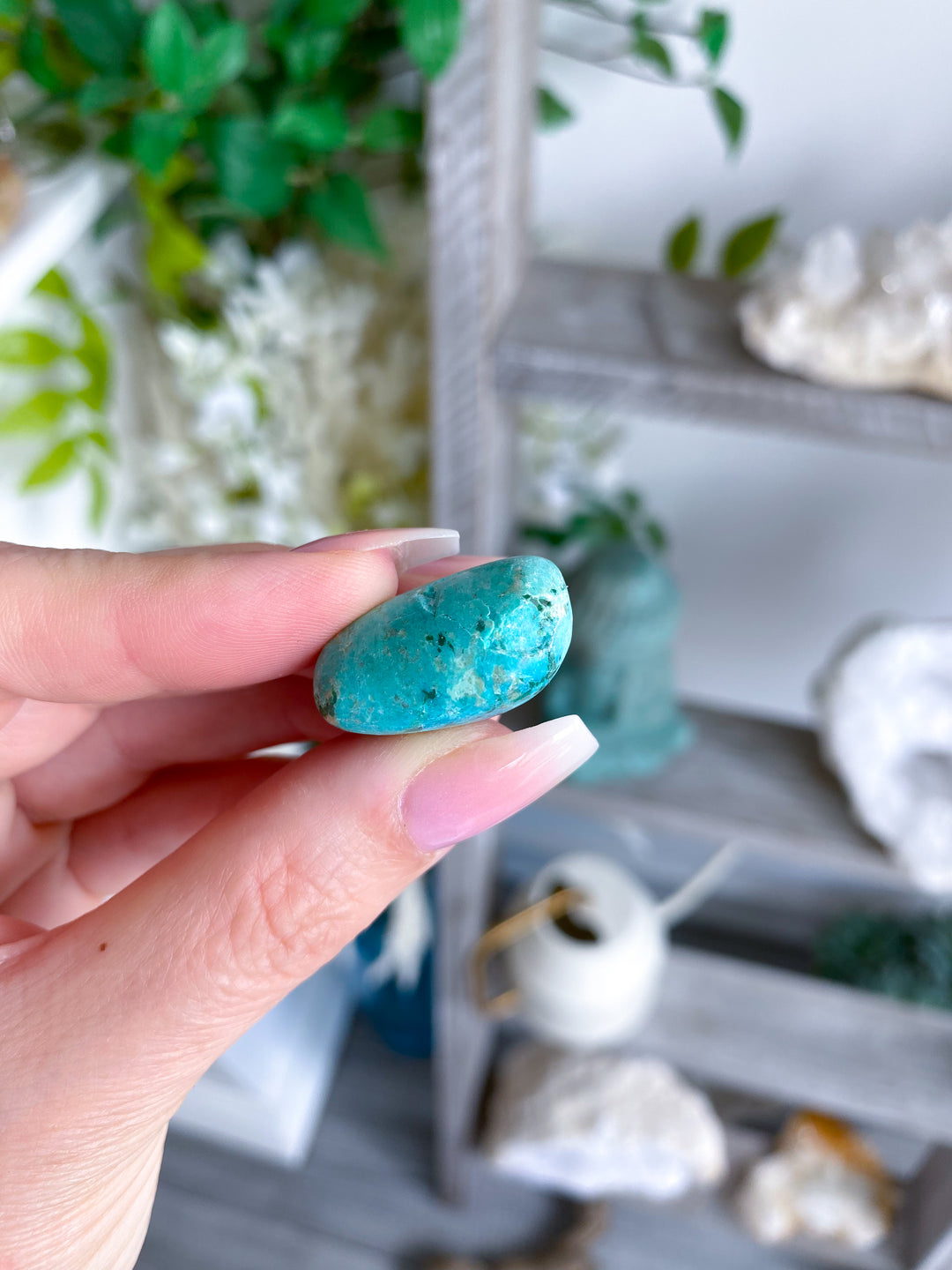 Bright Peruvian Turquoise Tumble #1