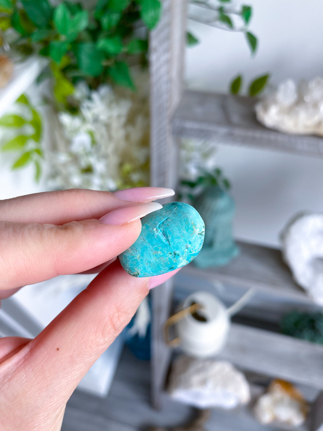 Bright Peruvian Turquoise Tumble #1