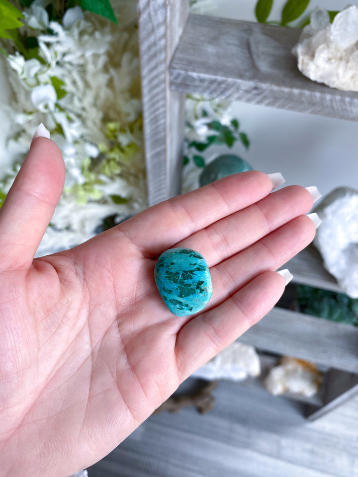 Bright Peruvian Turquoise Tumble #1