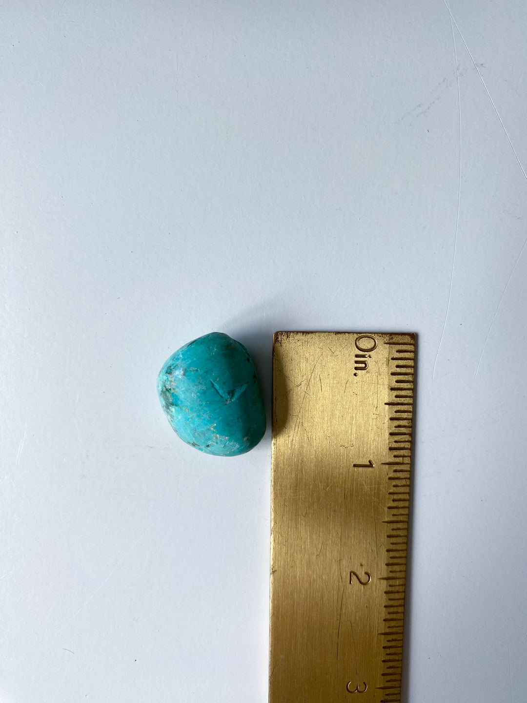 Bright Peruvian Turquoise Tumble #1