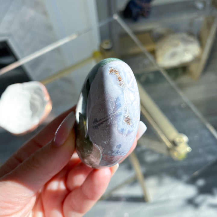 Jumbo Unicorn Jasper Palm Stone 