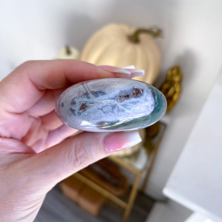 Jumbo Unicorn Jasper Palm Stone 