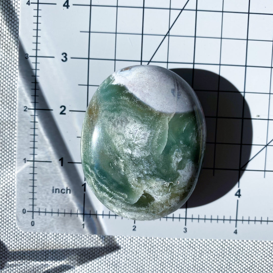 Jumbo Unicorn Jasper Palm Stone 