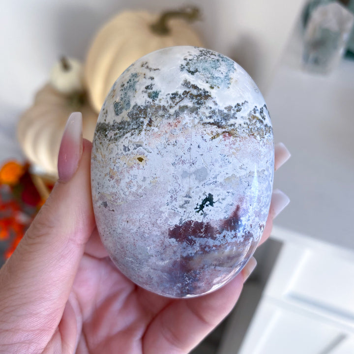 Jumbo Unicorn Jasper Palm Stone 