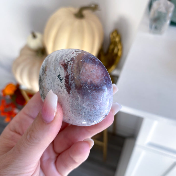 Jumbo Unicorn Jasper Palm Stone 