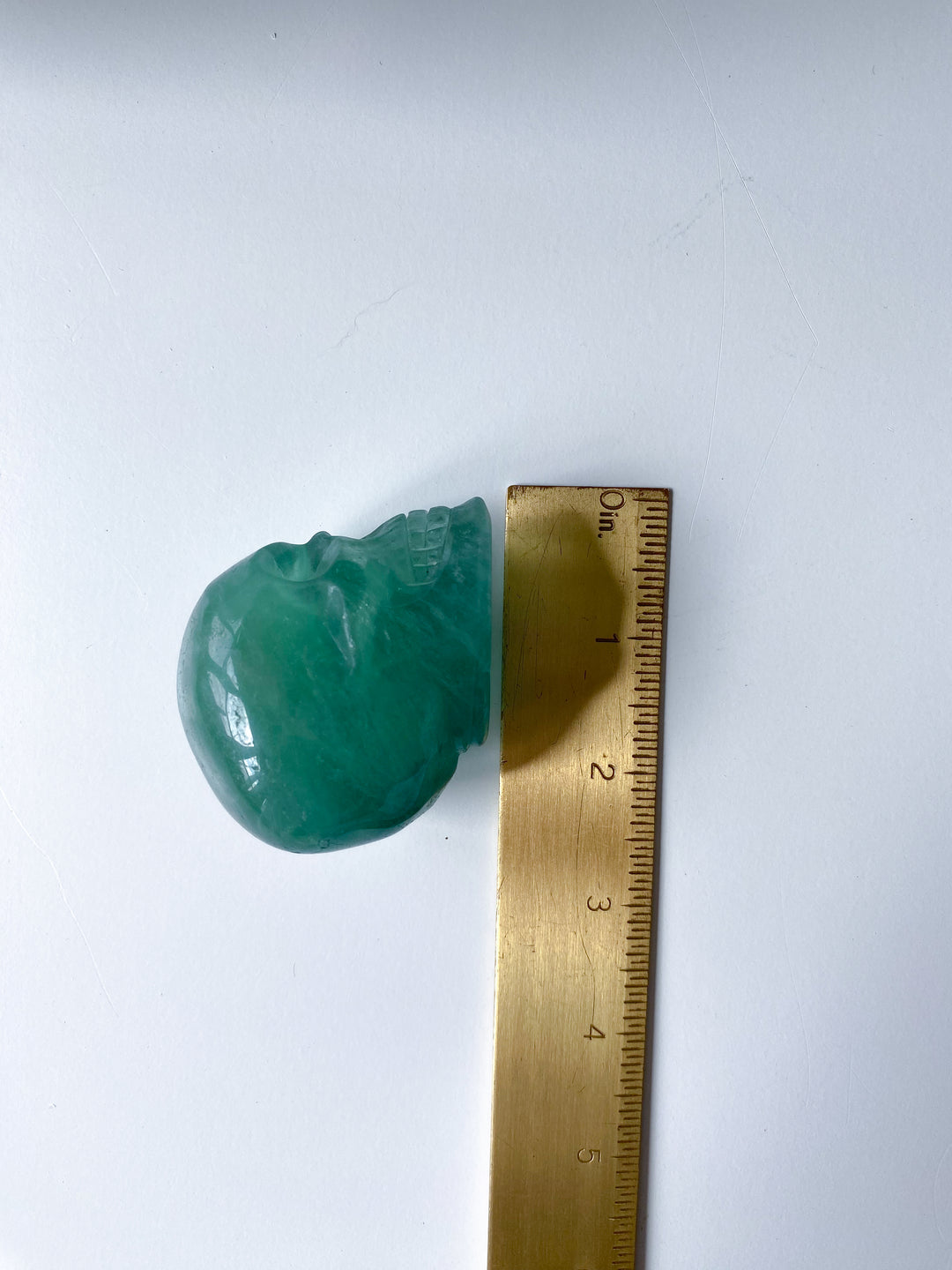 Green Fluorite Skull - Get Exact Piece