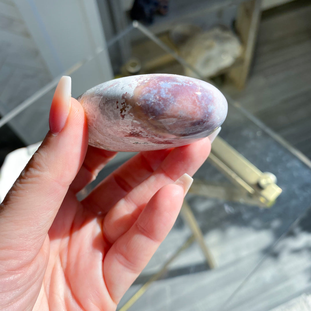 Jumbo Unicorn Jasper Palm Stone 