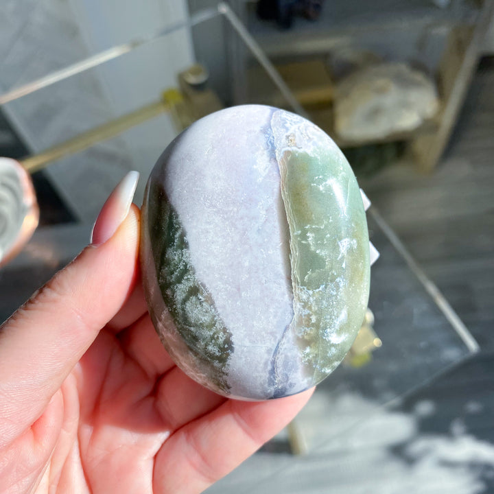 Jumbo Unicorn Jasper Palm Stone 