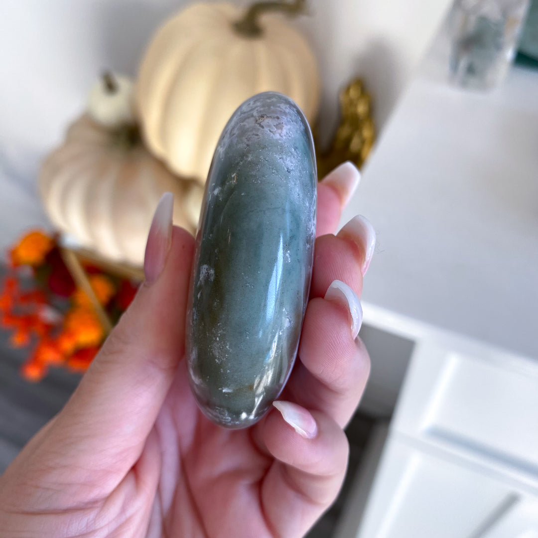 Jumbo Unicorn Jasper Palm Stone 