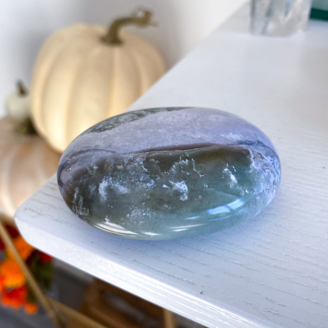 Jumbo Unicorn Jasper Palm Stone 