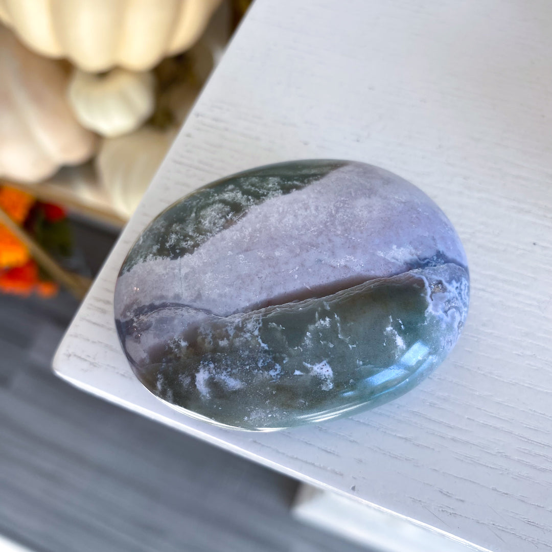 Jumbo Unicorn Jasper Palm Stone 