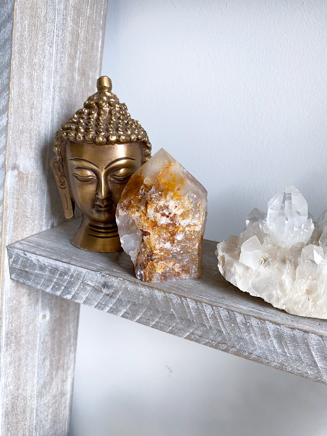 Big Golden Healer Quartz Top Polish Point 3" - Get Exact Item - Clear Blockages - Crown - High Vibe - Divine Energy