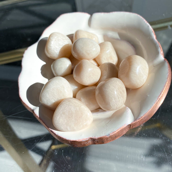 Light Peach Moonstone Tumble