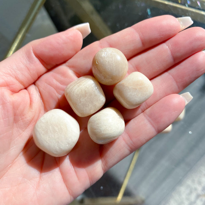 Light Peach Moonstone Tumble