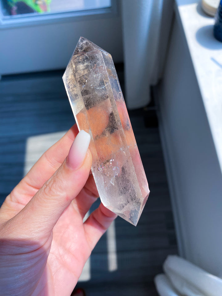 Ombre Smokey Quartz Double Terminated Wand 