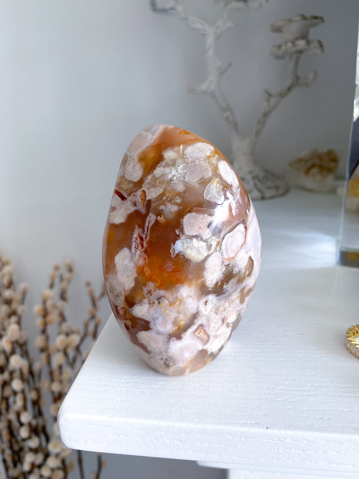 Red Flower Agate Freeform #3