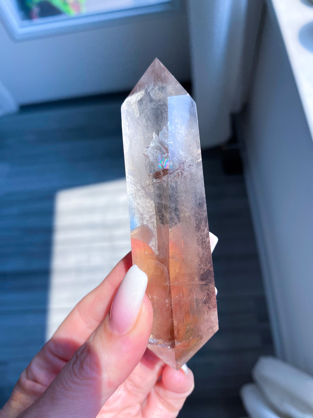 Ombre Smokey Quartz Double Terminated Wand 