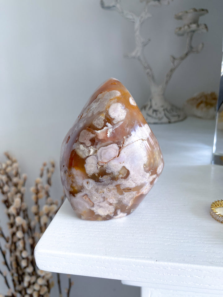 Red Flower Agate Freeform #3