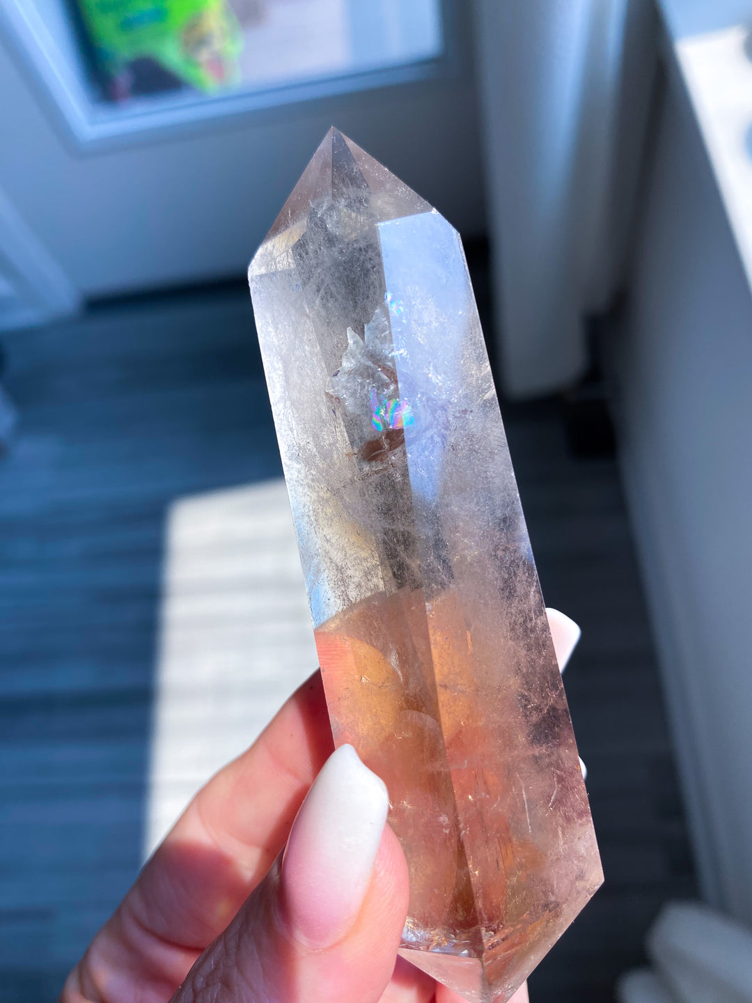 Ombre Smokey Quartz Double Terminated Wand 