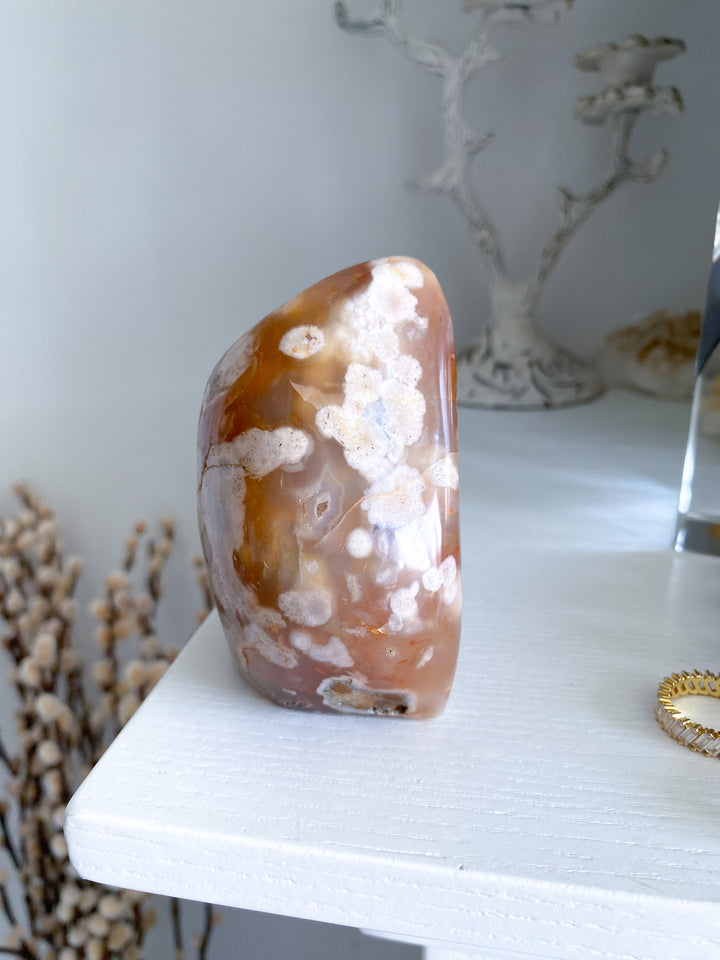 Red Flower Agate Freeform #3