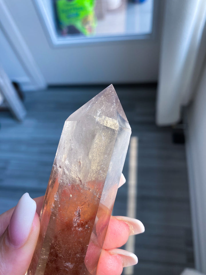 Ombre Smokey Quartz Double Terminated Wand 