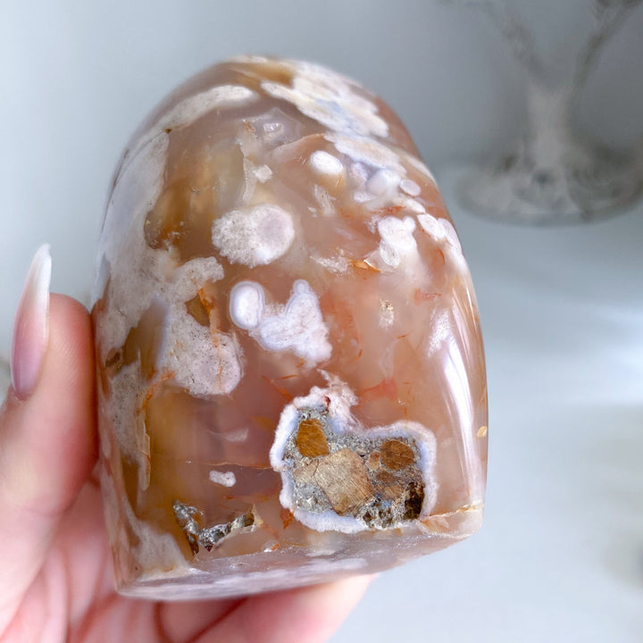 Red Flower Agate Freeform #3