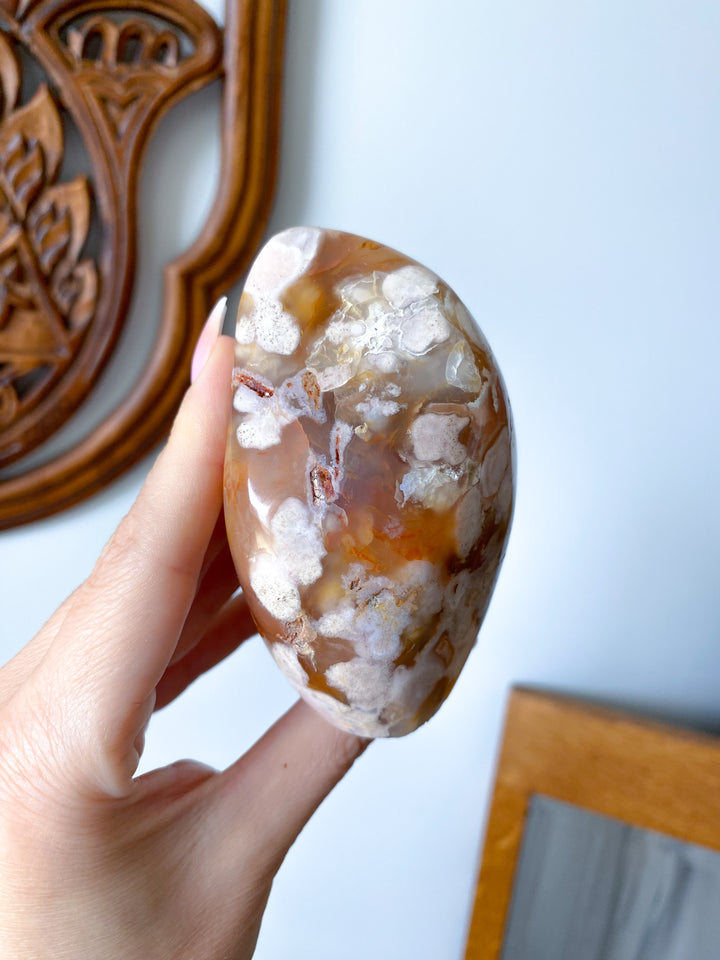 Red Flower Agate Freeform #3