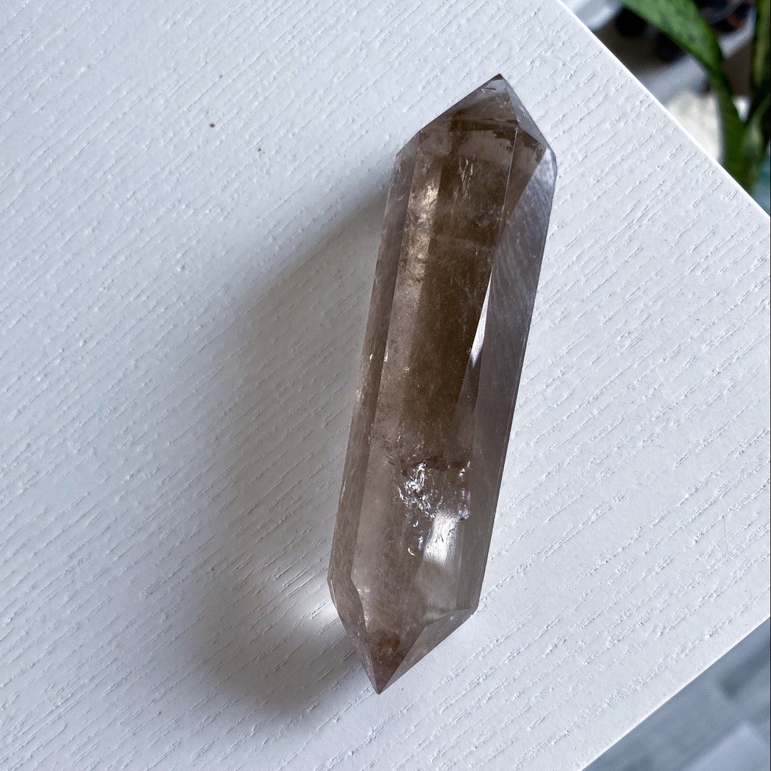 Ombre Smokey Quartz Double Terminated Wand 