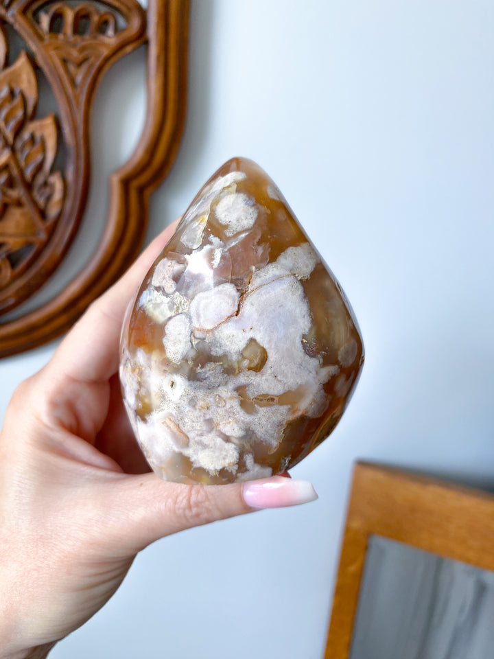 Red Flower Agate Freeform #3